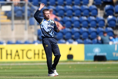 130725 - Glamorgan v Gloucestershire - T20, Vitality Blast - Mason Crane of Glamorgan bowling