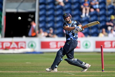 130725 - Glamorgan v Gloucestershire - T20, Vitality Blast - Will Smale of Glamorgan batting
