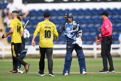 130725 - Glamorgan v Gloucestershire - T20, Vitality Blast - Gloucestershire after the win at full time