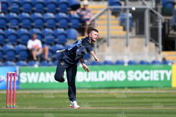 130725 - Glamorgan v Gloucestershire - T20, Vitality Blast - Mason Crane of Glamorgan bowling