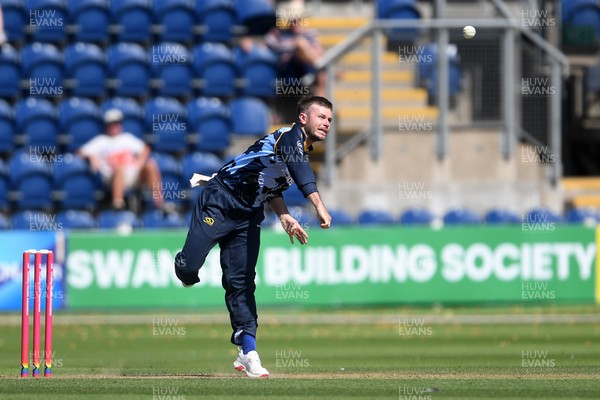 130725 - Glamorgan v Gloucestershire - T20, Vitality Blast - Mason Crane of Glamorgan bowling
