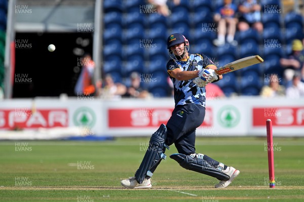 130725 - Glamorgan v Gloucestershire - T20, Vitality Blast - Will Smale of Glamorgan batting