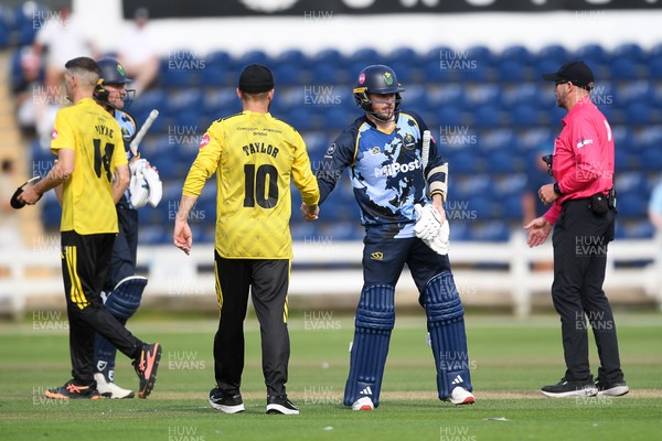 130725 - Glamorgan v Gloucestershire - T20, Vitality Blast - Gloucestershire after the win at full time