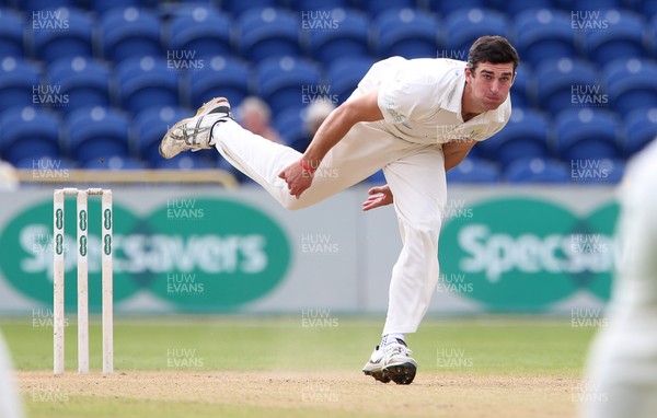 200917 - Glamorgan v Gloucestershire - Specsavers County Championship Division Two - Ruaidhri Smith of Glamorgan bowling