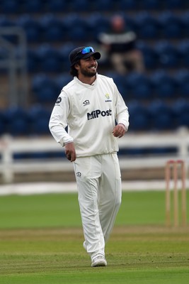 280924 - Glamorgan v Gloucestershire - County Championship - Kiran Carlson of Glamorgan