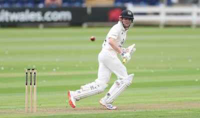 290625  Glamorgan v Gloucestershire, Rothesay County Championship Division 2 - Joe Phillips of Gloucestershire plays a shot