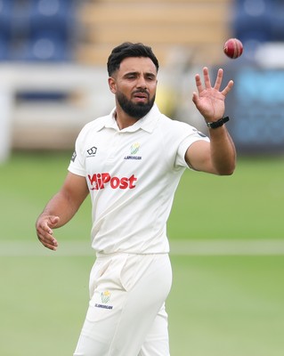 290625  Glamorgan v Gloucestershire, Rothesay County Championship Division 2 - Zain ul Hassan of Glamorgan