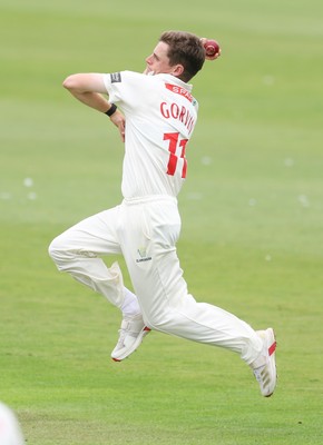 290625  Glamorgan v Gloucestershire, Rothesay County Championship Division 2 - Andy Gorvin of Glamorgan bowls