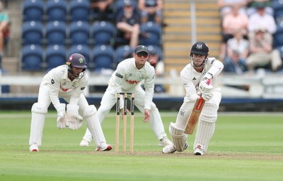 290625  Glamorgan v Gloucestershire, Rothesay County Championship Division 2 - Ollie Price of Gloucestershire plays a shot