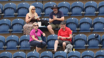 290625  Glamorgan v Gloucestershire, Rothesay County Championship Division 2 - Faces in the Glamorgan crowd