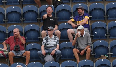 290625  Glamorgan v Gloucestershire, Rothesay County Championship Division 2 - Faces in the Glamorgan crowd