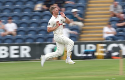 290625  Glamorgan v Gloucestershire, Rothesay County Championship Division 2 - Timm van der Gugten of Glamorgan bowls