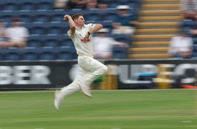 290625  Glamorgan v Gloucestershire, Rothesay County Championship Division 2 - Andy Gorvin of Glamorgan bowls