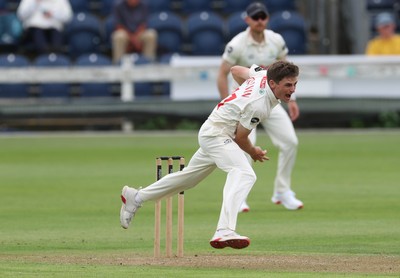 290625  Glamorgan v Gloucestershire, Rothesay County Championship Division 2 - Andy Gorvin of Glamorgan bowls