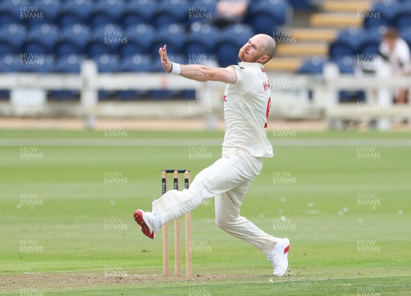290625  Glamorgan v Gloucestershire, Rothesay County Championship Division 2 - James Harris of Glamorgan bowls