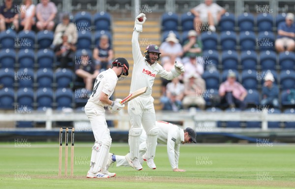 290625  Glamorgan v Gloucestershire, Rothesay County Championship Division 2 - Chris Cooke of Glamorgan celebrates as he catches Joe Phillips of Gloucestershire off the bowling of Ben Kellaway of Glamorgan