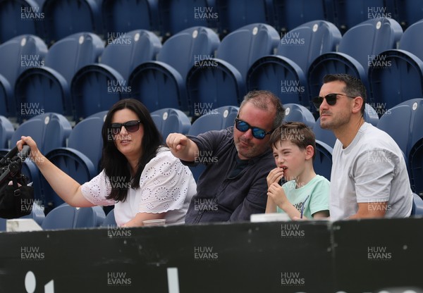 290625  Glamorgan v Gloucestershire, Rothesay County Championship Division 2 - Faces in the Glamorgan crowd