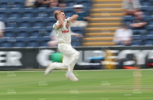 290625  Glamorgan v Gloucestershire, Rothesay County Championship Division 2 - Andy Gorvin of Glamorgan bowls