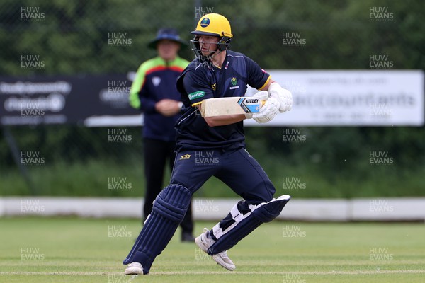 240522 - Glamorgan v Gloucestershire 2nds - Sam Northeast of Glamorgan batting