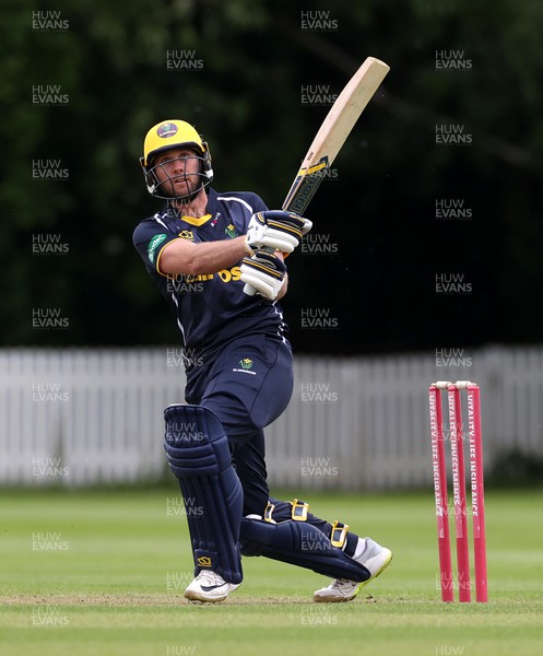 240522 - Glamorgan v Gloucestershire 2nds - Chris Cooke of Glamorgan batting