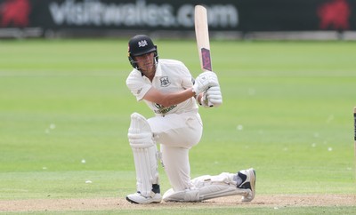 300625  Glamorgan v Gloucestershire, Rothesay County Championship Division 2 - Archie Bailey of Gloucestershire plays a shot