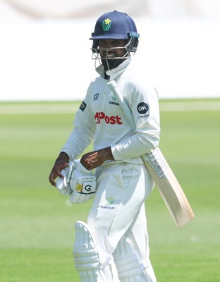 300625  Glamorgan v Gloucestershire, Rothesay County Championship Division 2 - Zain ul Hassan of Glamorgan