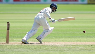 300625  Glamorgan v Gloucestershire, Rothesay County Championship Division 2 - Zain ul Hassan of Glamorgan plays a shot
