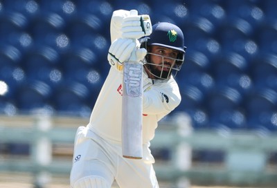 300625  Glamorgan v Gloucestershire, Rothesay County Championship Division 2 - Zain ul Hassan of Glamorgan plays a shot