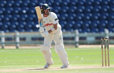 300625  Glamorgan v Gloucestershire, Rothesay County Championship Division 2 - Sam Northeast of Glamorgan plays a shot