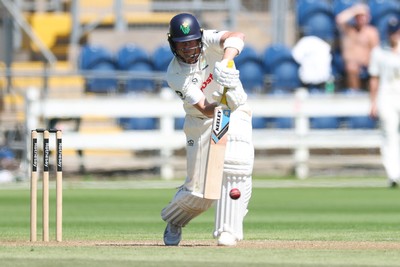300625  Glamorgan v Gloucestershire, Rothesay County Championship Division 2 - Sam Northeast of Glamorgan plays a shot