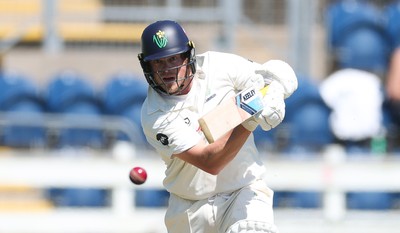 300625  Glamorgan v Gloucestershire, Rothesay County Championship Division 2 - Sam Northeast of Glamorgan plays a shot