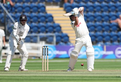 300625  Glamorgan v Gloucestershire, Rothesay County Championship Division 2 - Sam Northeast of Glamorgan plays a shot