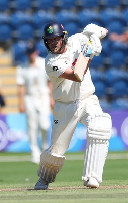 300625  Glamorgan v Gloucestershire, Rothesay County Championship Division 2 - Sam Northeast of Glamorgan plays a shot