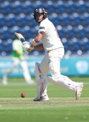 300625  Glamorgan v Gloucestershire, Rothesay County Championship Division 2 - Sam Northeast of Glamorgan  plays a shot