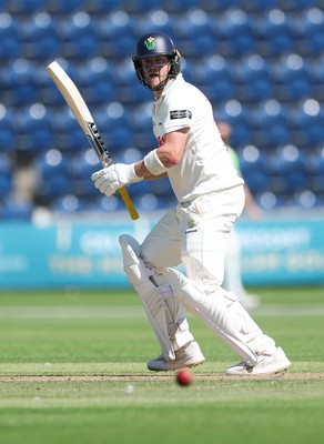 300625  Glamorgan v Gloucestershire, Rothesay County Championship Division 2 - Sam Northeast of Glamorgan  plays a shot