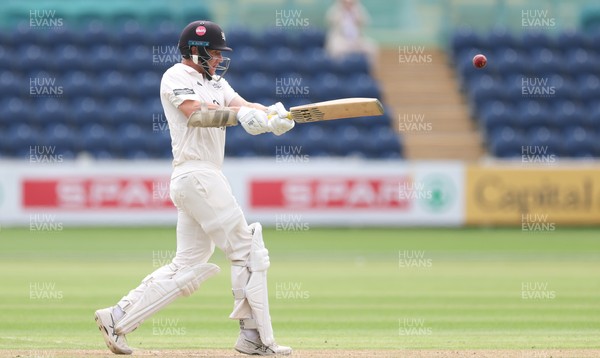 300625  Glamorgan v Gloucestershire, Rothesay County Championship Division 2 - James Bracey of Gloucestershire on his way to his 100