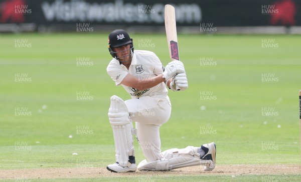 300625  Glamorgan v Gloucestershire, Rothesay County Championship Division 2 - Archie Bailey of Gloucestershire plays a shot
