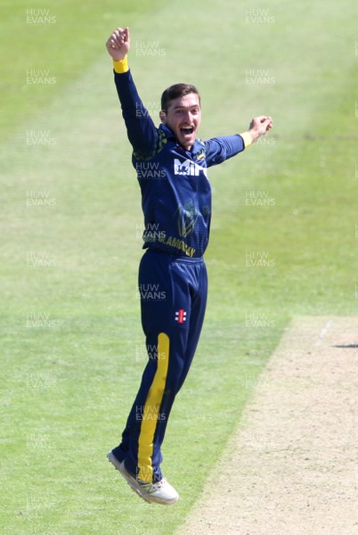 030618 - Glamorgan v Hampshire - Royal London One Day Cup - Andrew Salter of Glamorgan appeals for the wicket
