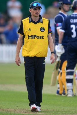 050825 - Glamorgan v Hampshire - Metro Bank One Day Cup - Andy Gorvin of Glamorgan