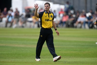 050825 - Glamorgan v Hampshire - Metro Bank One Day Cup - Andy Gorvin of Glamorgan