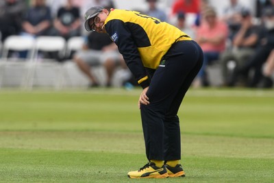 050825 - Glamorgan v Hampshire - Metro Bank One Day Cup - Asa Tribe of Glamorgan