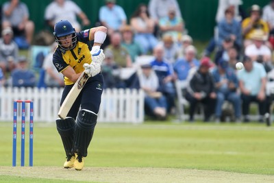 050825 - Glamorgan v Hampshire - Metro Bank One Day Cup - Asa Tribe of Glamorgan batting