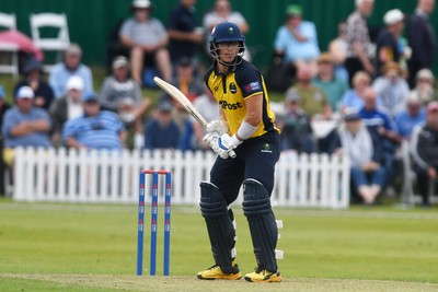 050825 - Glamorgan v Hampshire - Metro Bank One Day Cup - Asa Tribe of Glamorgan batting