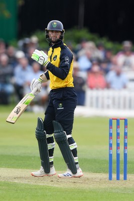 050825 - Glamorgan v Hampshire - Metro Bank One Day Cup - Eddie Byrom of Glamorgan batting