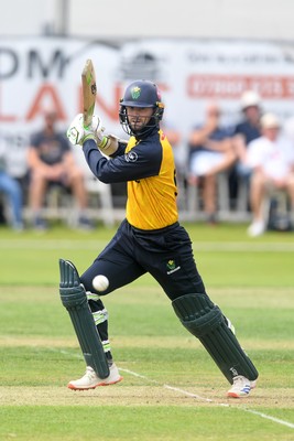 050825 - Glamorgan v Hampshire - Metro Bank One Day Cup - Eddie Byrom of Glamorgan batting