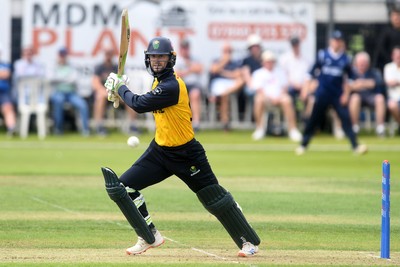 050825 - Glamorgan v Hampshire - Metro Bank One Day Cup - Eddie Byrom of Glamorgan batting
