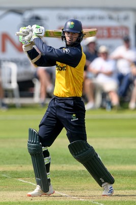 050825 - Glamorgan v Hampshire - Metro Bank One Day Cup - Eddie Byrom of Glamorgan batting