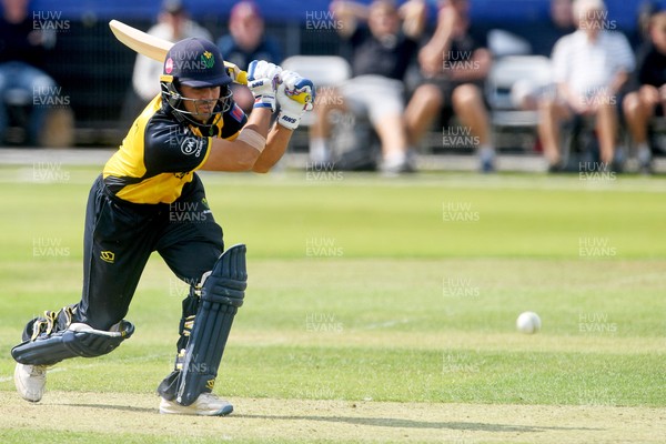050825 - Glamorgan v Hampshire - Metro Bank One Day Cup - Kiran Carlson of Glamorgan batting