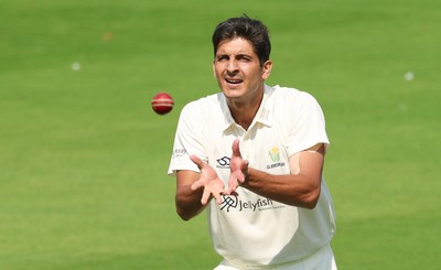 270826 - Glamorgan v Hampshire, Rothesay County Championship Division 1 - Mir Hamza of Glamorgan