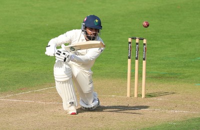 270826 - Glamorgan v Hampshire, Rothesay County Championship Division 1 - Zain ul Hassan of Glamorgan plays a shot